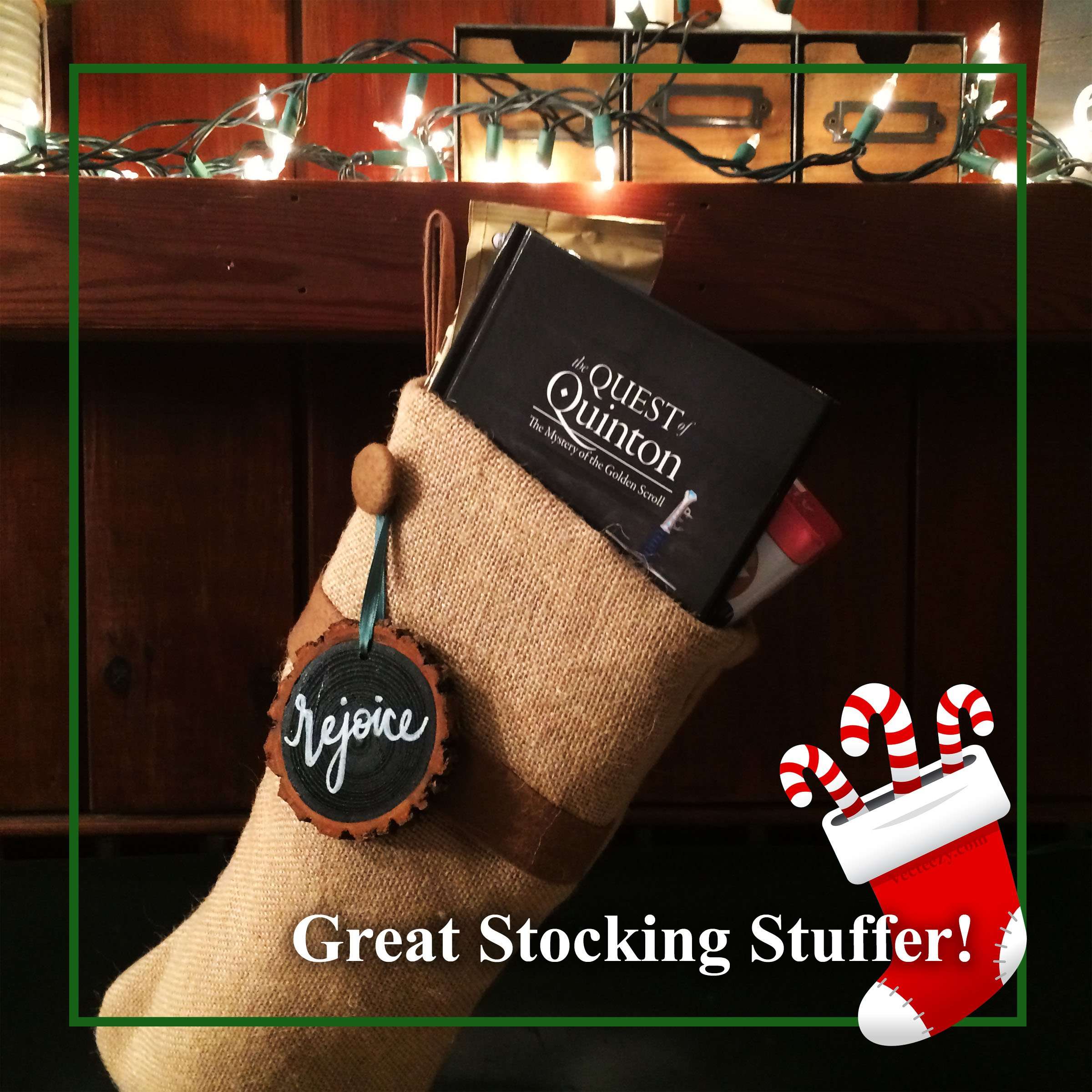 Quest of Quinton book stocking stuffer 2 Keilen Corner